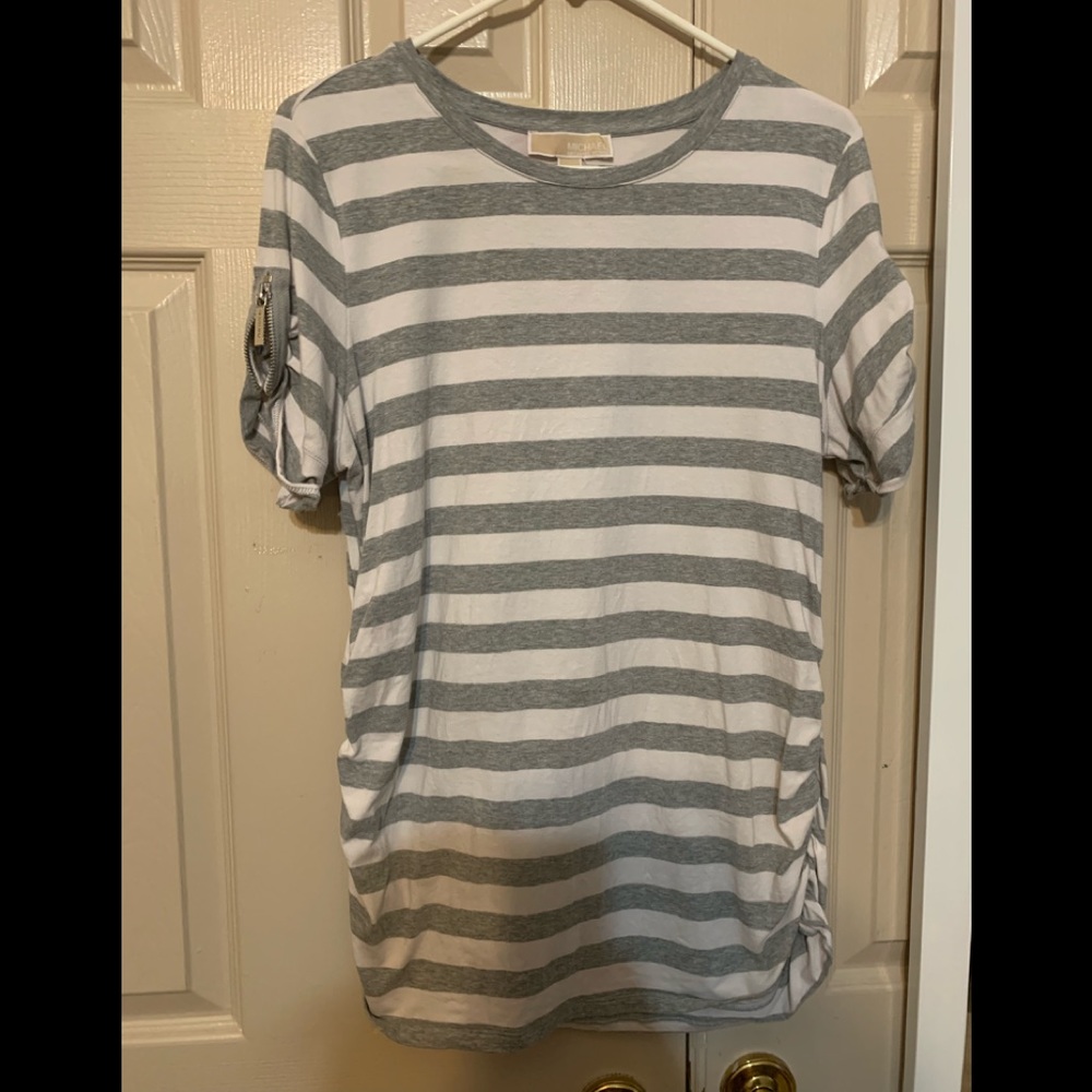 Michael Kors Zipper Sleeve Ladies Top